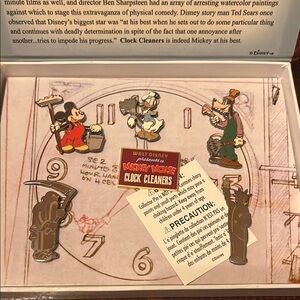 Disney Animated Short Boxed Pin Set #8 (Clock Cleaners)